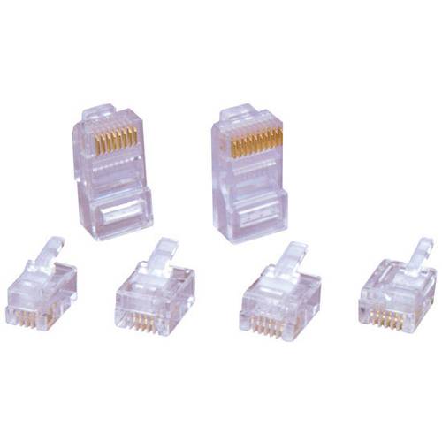 TRU COMPONENTS Western RJ 10 Steckverbinder 7712844 Stecker, gerade Polzahl Sensoren 4P4C 1 St.