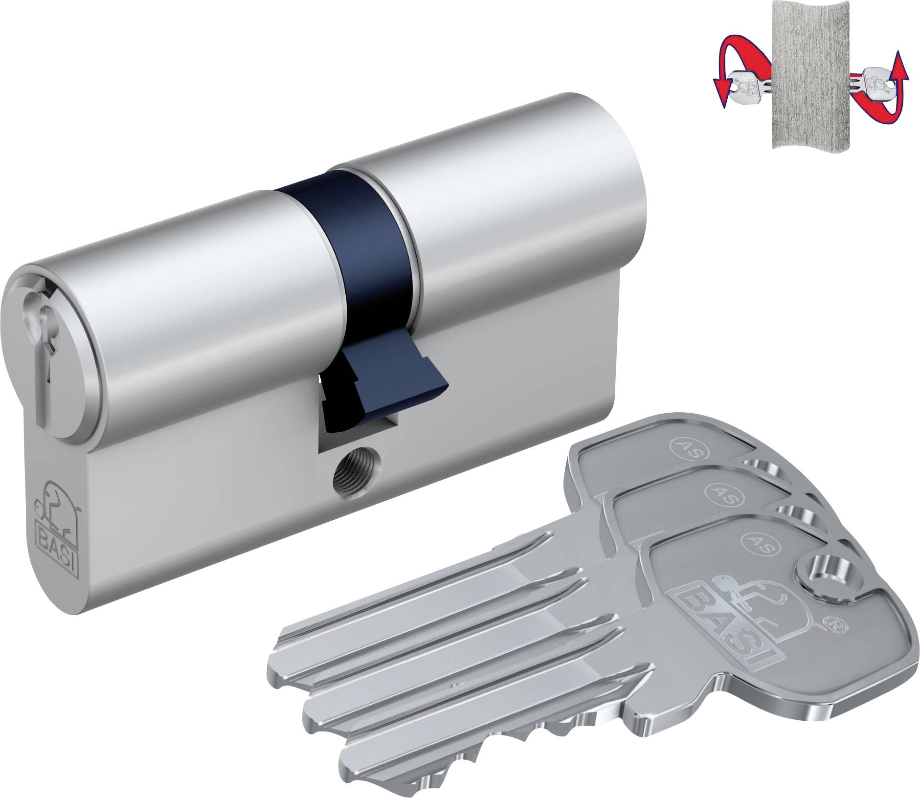 Basi 5201-1015-0034 Profil-Doppelzylinder 40 / 45mm