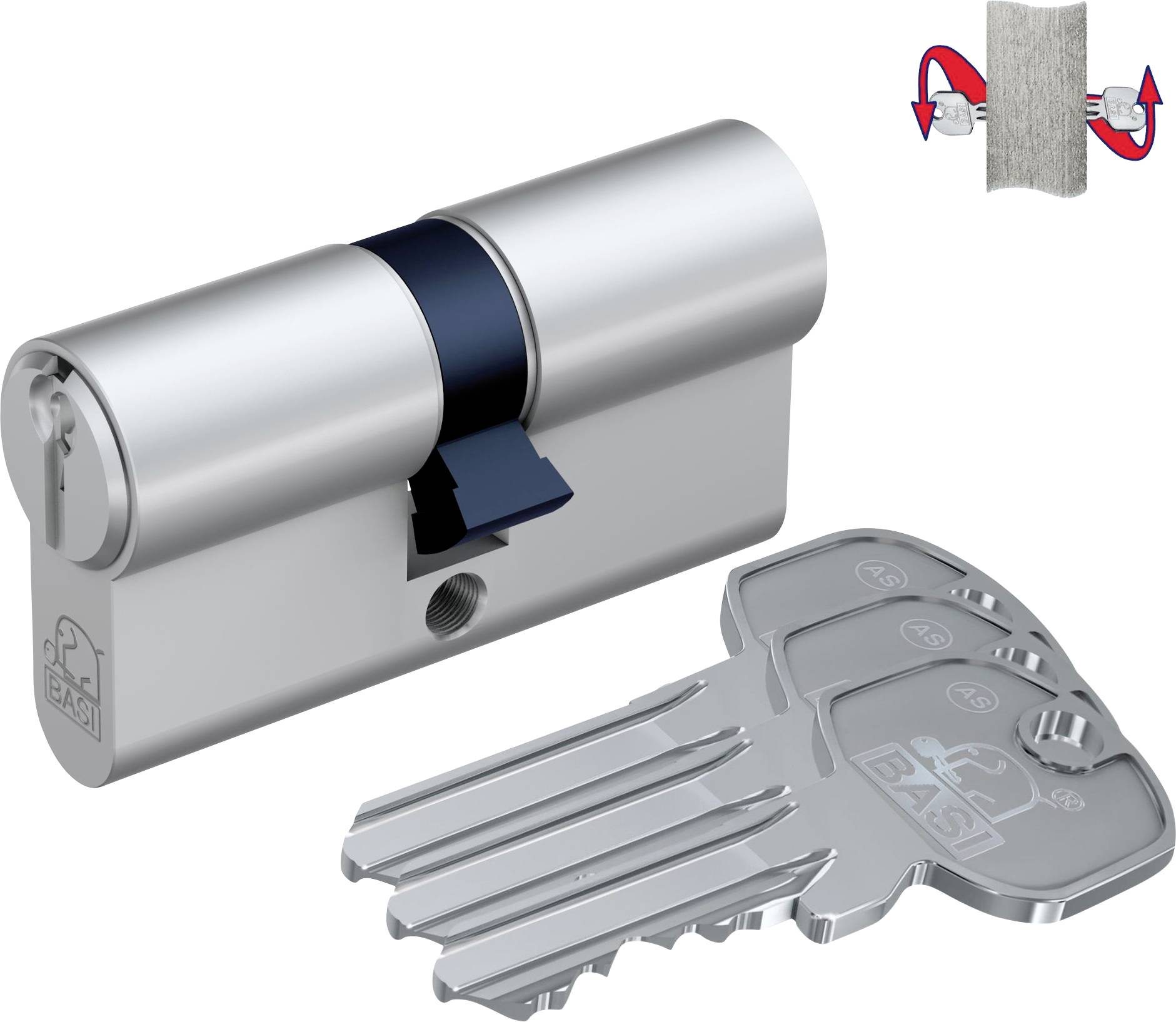 Basi 5201-1035-0034 Profil-Doppelzylinder 40 / 65mm