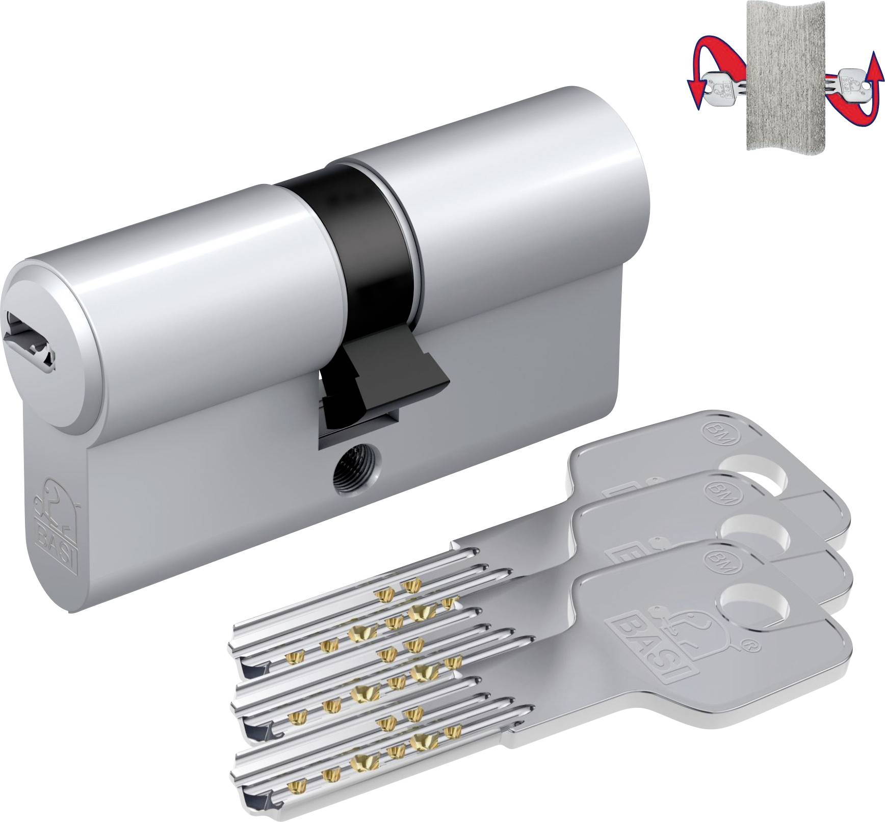 Basi BM5200-0055 Profil-Doppelzylinder 30 / 85mm