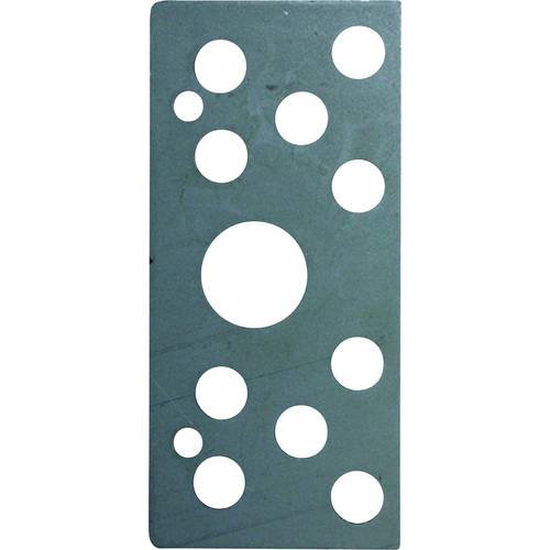 Basi 1303-0001 Distanzplatten-Set Silber