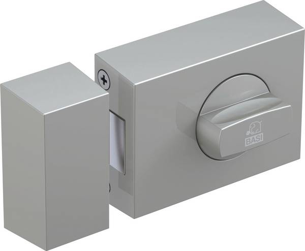 Basi 1301-0205 Türzusatzschloss Silber