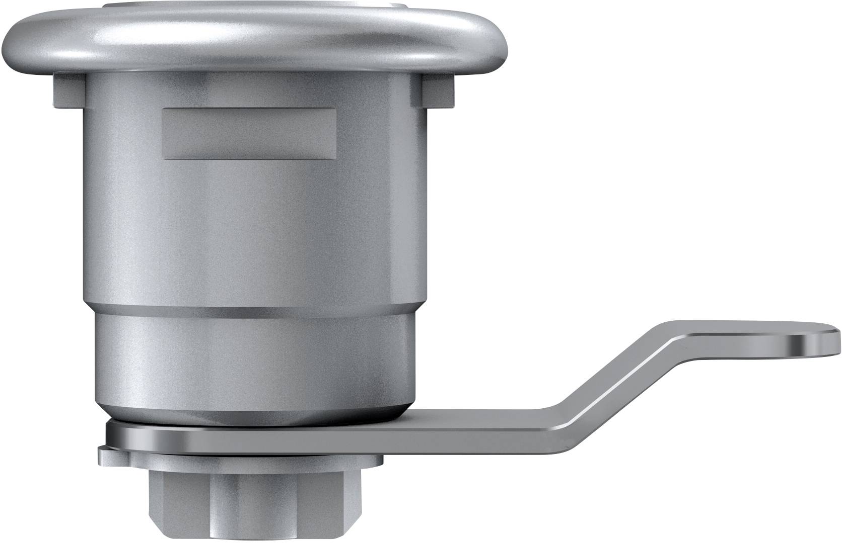 Basi 9000-1327 Hebelschloss Silber