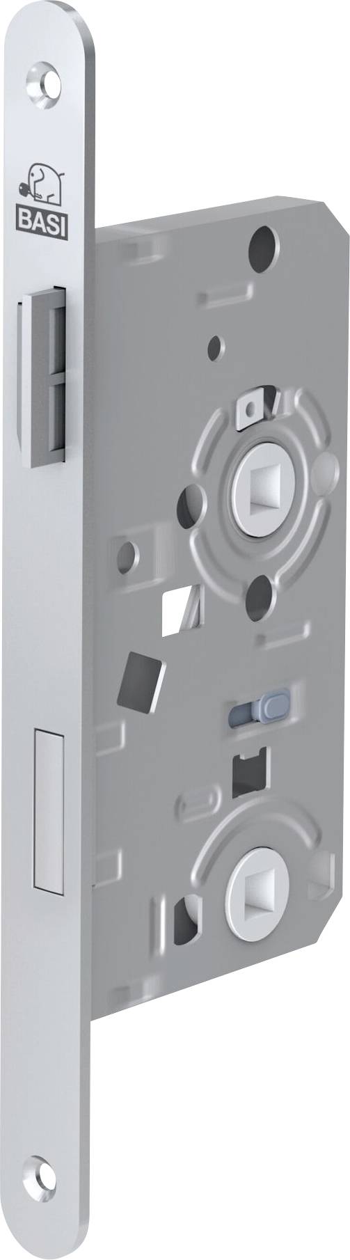 Basi 9350-5518 Einsteck-Zimmertürschloss Silber