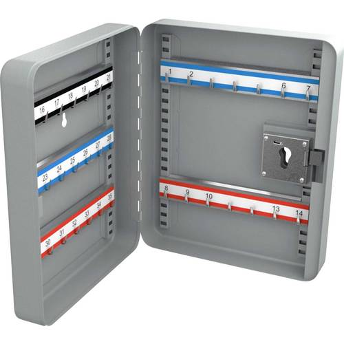 Thumbnail - Basi Schlüsselkasten SS 100 PZ 2171-0045 Anzahl Haken 35 Grau (Metallgehäuse)