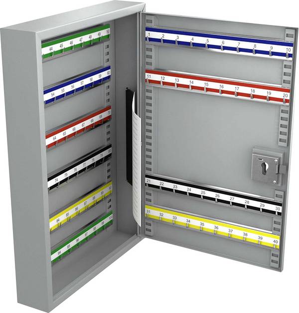 Basi Schlüsselkasten SS 100 PZ 2171-0100 Anzahl Haken 100 Grau (Metallgehäuse)