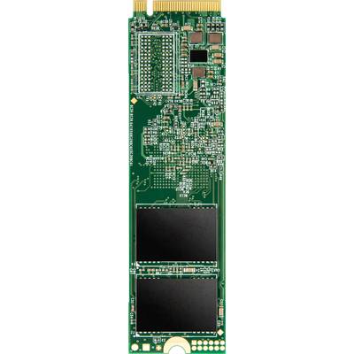 Eine grüne M.2 SSD-Platine mit mehreren elektronischen Bauteilen und zwei großen schwarzen Chips, die Speicherbausteine darstellen.