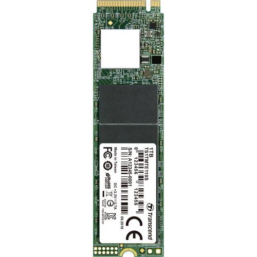 Transcend 110S 1 TB Interne M.2 PCIe NVMe SSD 2280 M.2 NVMe PCIe 3.0 x4 Retail TS1TMTE110S