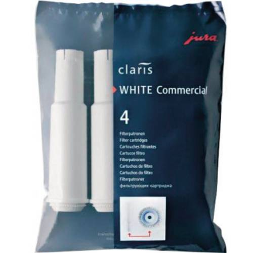 jura 62911 claris WHITE Commercial Filterpatrone 4 St.