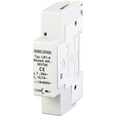 Elektronisches Gerät mit dem Aufdruck 'STIEBEL ELTRON Typ: LR1-A Bestell-NR.: 001786'. Weiße, rechteckige Form mit technischen Markierungen.