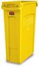 Abfalleimer SLIM JIM® Volumen 87 l mit Lüftungskanälen gelb. Vepa Bins Groothandel B.V. 57280349