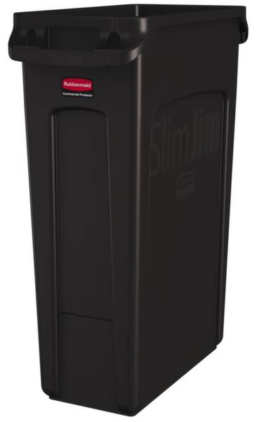 Abfalleimer SLIM JIM® Volumen 87 l mit Lüftungskanälen braun. Vepa Bins Groothandel B.V. 57280249