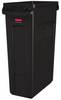 Abfalleimer SLIM JIM® Volumen 87 l mit Lüftungskanälen braun. Vepa Bins Groothandel B.V. 57280249