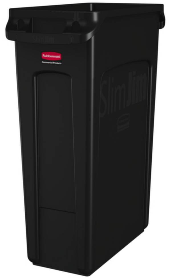 Abfallbehälter Slim Jim 87l schwarz