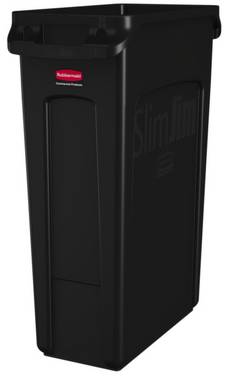 Abfallbehälter Slim Jim 87l schwarz