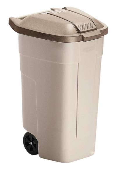 Rubbermaid 8713631045556 Wertstofftonne 100 l (B x H x T) 530 x 850 x 510 mm Beige 1 St.