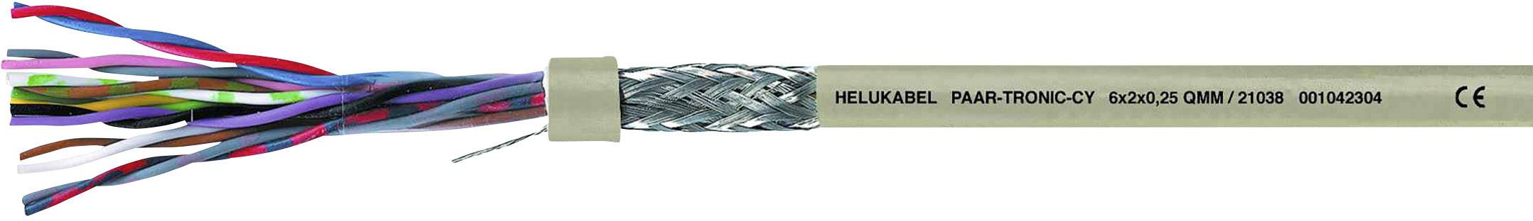 HELUKABEL 17015-500 Datenkabel LiYCY 5 x 2 x 0.75 mm² Grau 500 m