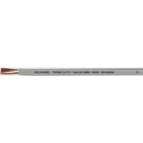 Helukabel 18002-500 Datenleitung LiYY 3 x 0.14 mm² Grau 500 m
