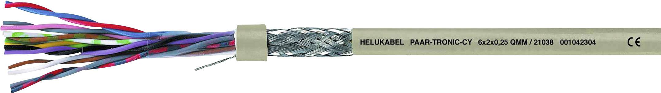 Helukabel 17005-500 Datenleitung LiYCY 6 x 2 x 0.5 mm² Grau 500 m