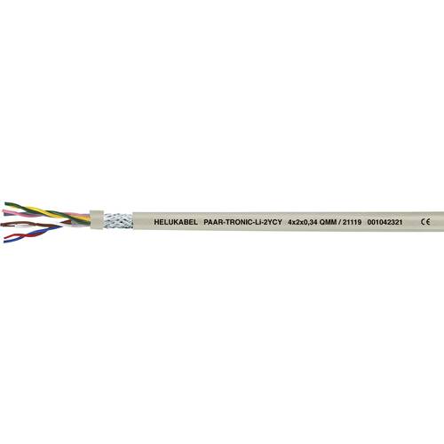 Helukabel 21114-500 Datenleitung Li2YCY 8 x 2 x 0.22 mm² Grau 500 m