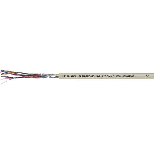 Helukabel 19004-500 Datenleitung LiYY 4 x 2 x 0.14 mm² Grau 500 m