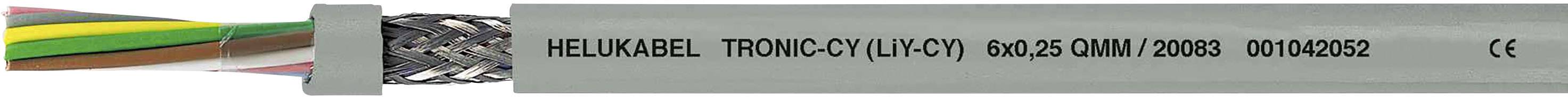 Helukabel 20002-500 Datenleitung LiYCY 3 x 0.14 mm² Grau 500 m