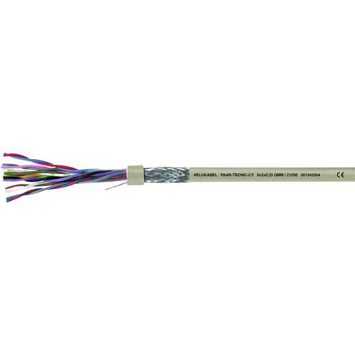 Helukabel 21036 Datenleitung LiYCY 4 x 2 x 0.25 mm² Grau 100 m