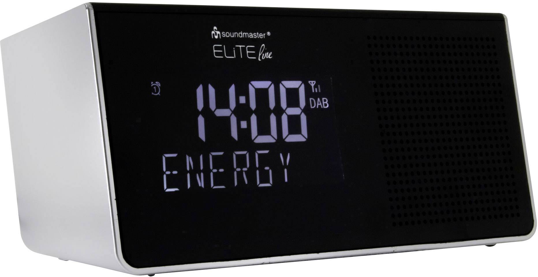 UR8200SI Radiowecker DAB+, UKW USB Akku-Ladefunktion Schwarz