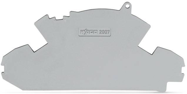 WAGO 2007-8893 Abschluss Zwischenplatte Grau 50 St.