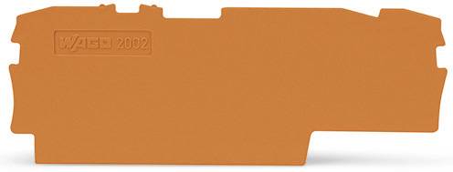 WAGO Abschluss-und 2002-1792 Zzwischenplatte 1mm orange