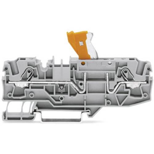 WAGO 2006-1675 Doppelstock-Trennklemme Push-In-Klemme Grau 25 St.