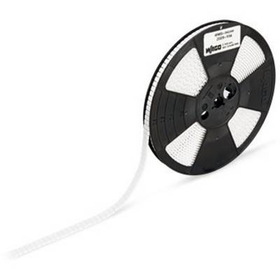 Eine dunkle Rolle mit vielen kleinen weißen elektronischen Bauteilen darauf, ähnlich wie ein gebündeltes Band.
