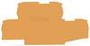 WAGO 2002-2792 Abschlussplatte Orange 100 St.