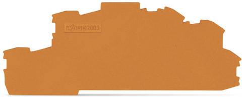 WAGO 2003-6693 Abschluss Zwischenplatte Orange 100 St.