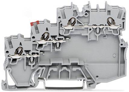 WAGO 2000-5310/101-000 Dreistock-Aktorenklemme 7 mm Push-In-Klemme Grau 50 St.