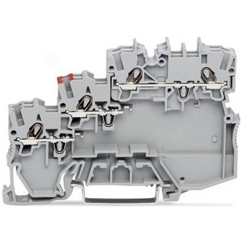 WAGO 2000-5310/101-000 Dreistock-Aktorenklemme 7 mm Push-In-Klemme Grau 50 St.