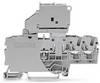 WAGO 2002-1711/1000-836 Dreistock-Sicherungsklemme 6.20 mm Push-In-Klemme Grau 50 St.