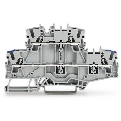 WAGO 2002-2702 Doppelstock-Durchgangsklemme 5.20 mm Push-In-Klemme Grau 50 St.