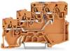 WAGO 2000-5352/1102-953 Dreistock-Initiatorklemme 7 mm Push-In-Klemme Orange 15 St.