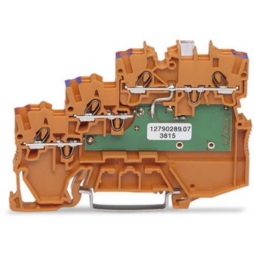WAGO 2000-5372/1102-953 Dreistock-Initiatorklemme 7 mm Push-In-Klemme Orange 15 St.