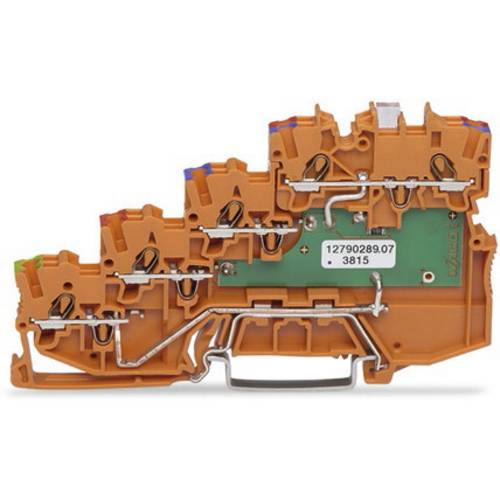 Thumbnail - WAGO 2000-5477/1102-953 Vierleiter-Initiatorenklemme 7 mm Push-In-Klemme Orange 15 St.