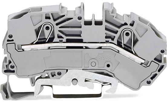 WAGO 2016-7611 Ersatzeinspeiseklemme 12 mm Push-In-Klemme Grau 20 St.