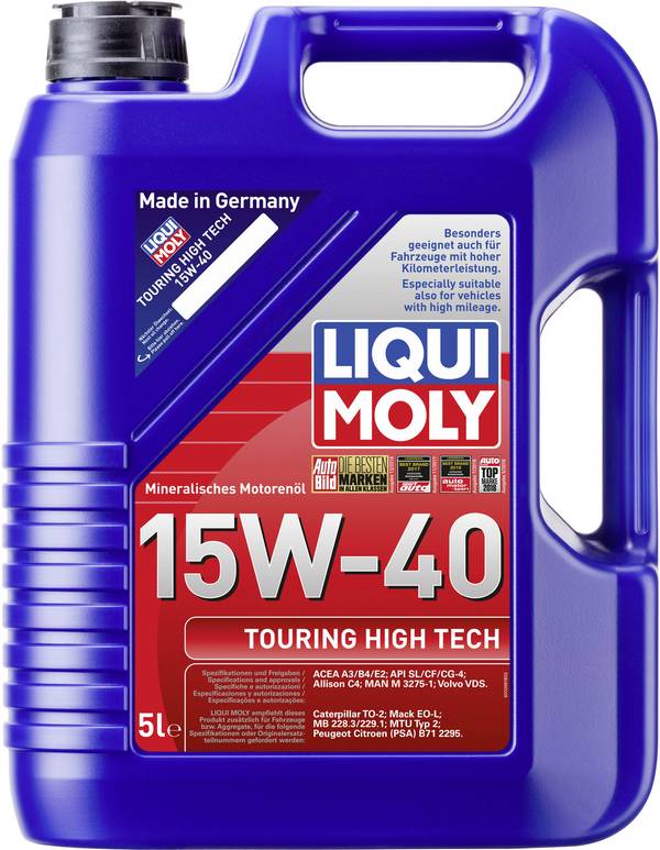 Liqui Moly Touring High Tech 15W-40 1096 Motoröl 5 l