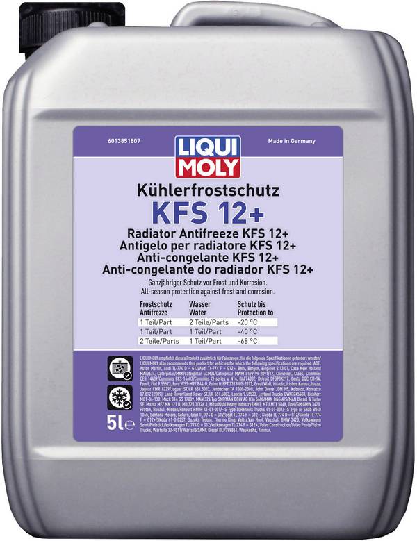 Liqui Moly KFS 12+ 21146 Kühlerfrostschutz Kühler 5 l