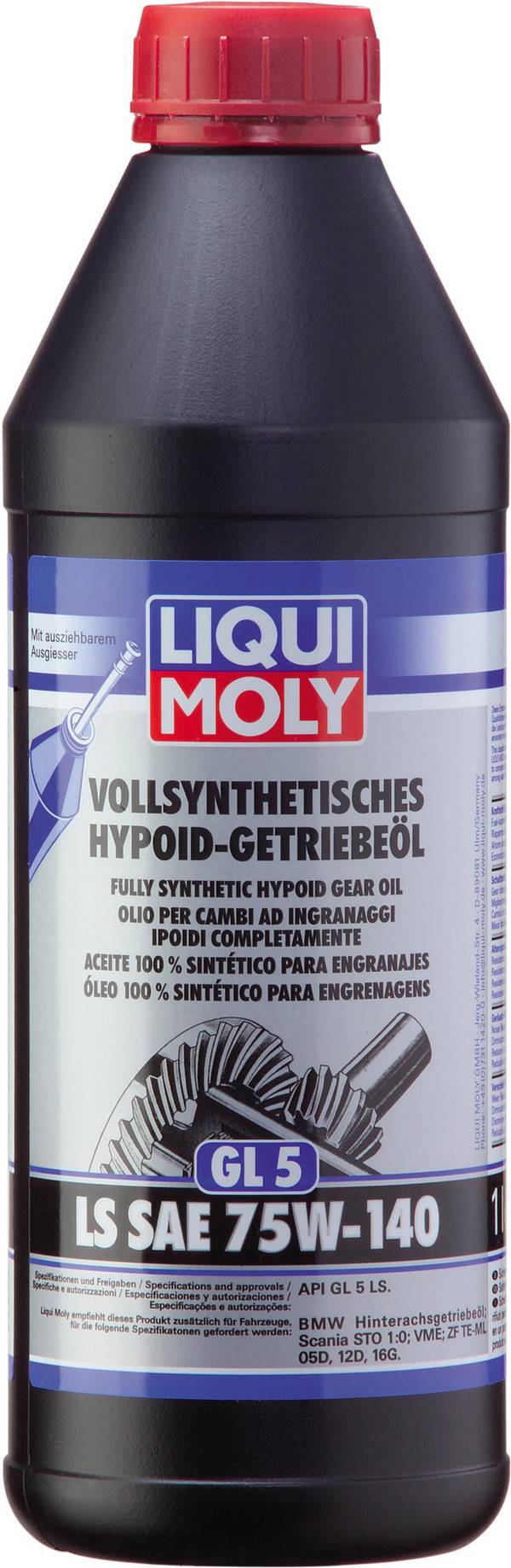 Liqui Moly (GL5) LS SAE 75W-140 4421 Getriebeöl 1 l