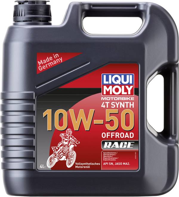 Liqui Moly Motorbike 4T Synth 10W-50 Offroad Race 3052 Motoröl 4 l