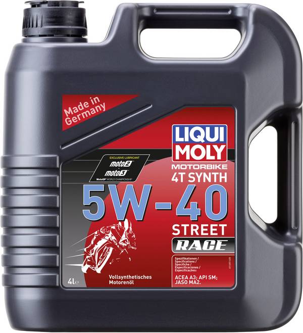 Liqui Moly Motorbike 4T Synth 5W-40 Street Race 1685 4-Takt-Motoröl 4 l