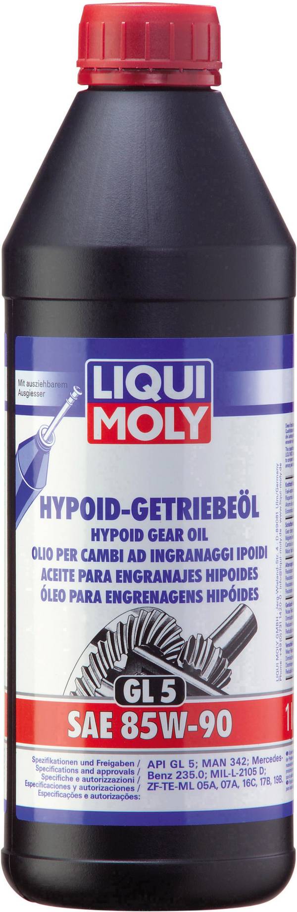 Liqui Moly (GL5) SAE 85W-90 1035 Getriebeöl 1 l