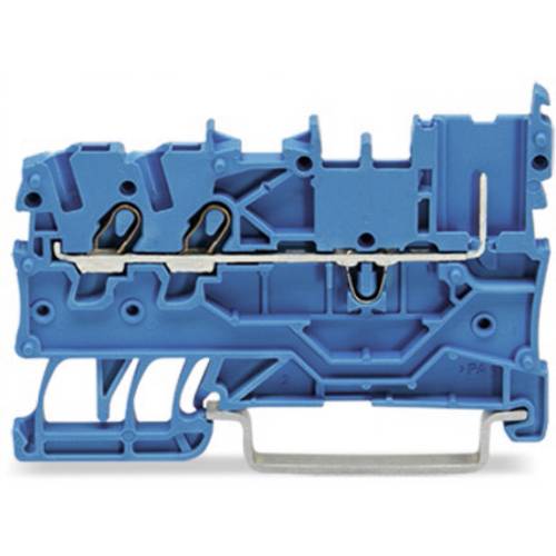WAGO 2020-1304 Mini-Doppelstock-Basisklemme 3.50 mm Push-In-Klemme Blau 50 St.