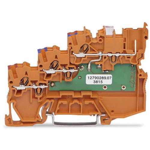 Thumbnail - WAGO 2020-5372/1102-953 Dreistock-Initiatorklemme 7 mm Push-In-Klemme Orange 15 St.